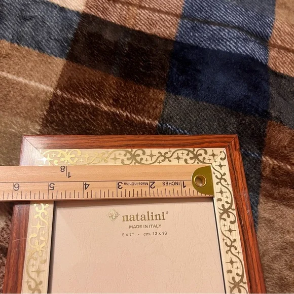 Natalini italian Brown and Cream Photo Frame - Picture 8 of 8